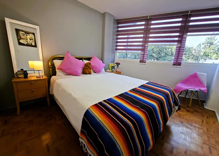 Mexicanissima 4br, 4 To 11 Guests In Coyoacan Apartment Mexico City